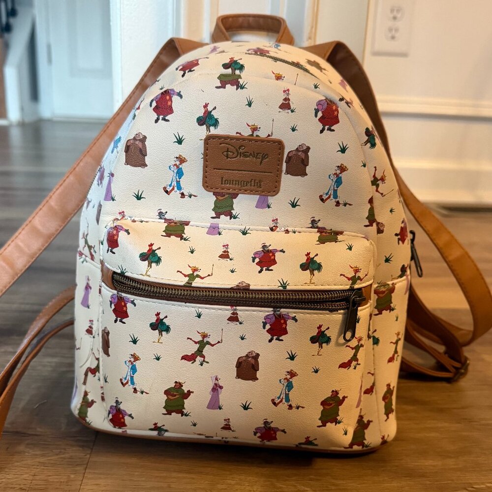 Disney Loungefly Robin Hood Friends Mini Backpack